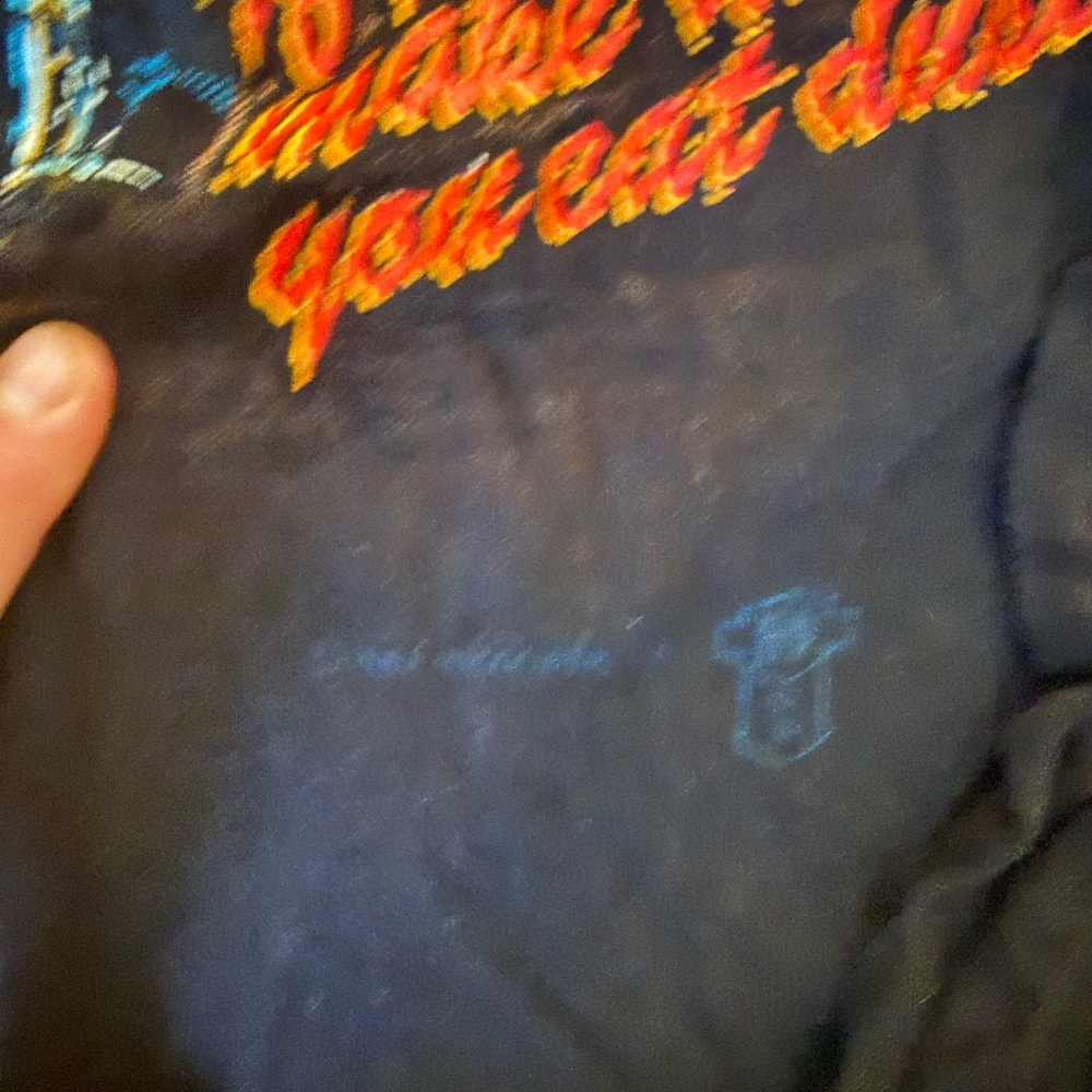 1987 Harley-Davidson Black Graphic Long Sleeve Shirt - Picture 2 of 4